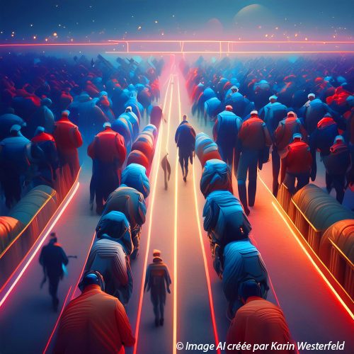 De-la-damnation-regressive-des-elites-sur-les-marches-Image AI créée par Karin Westerfeld