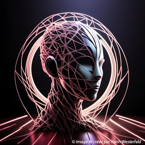 Lhomme fabrique Image AI créée par Karin Westerfeld